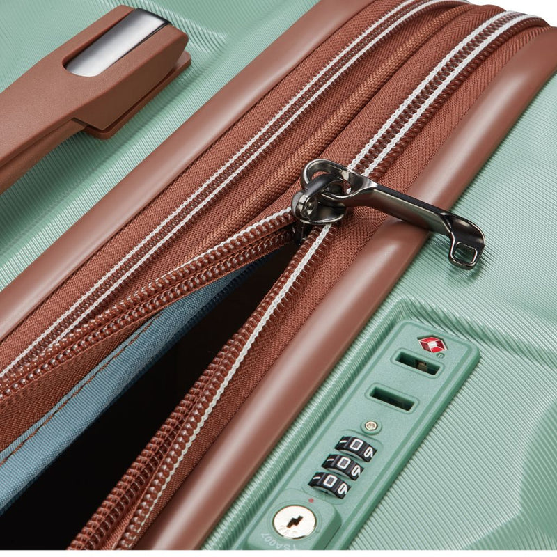Delsey Carrousel 2 Large Luggage 77cm Exp - Green Delsey Luggage