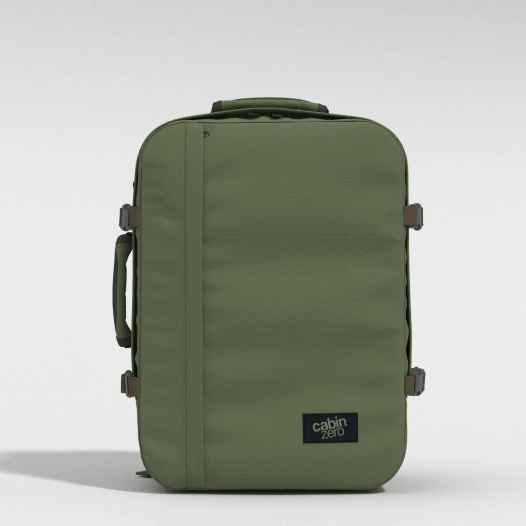CabinZero Classic 44L Lightweight Carry On Backpack - Georgian Khaki