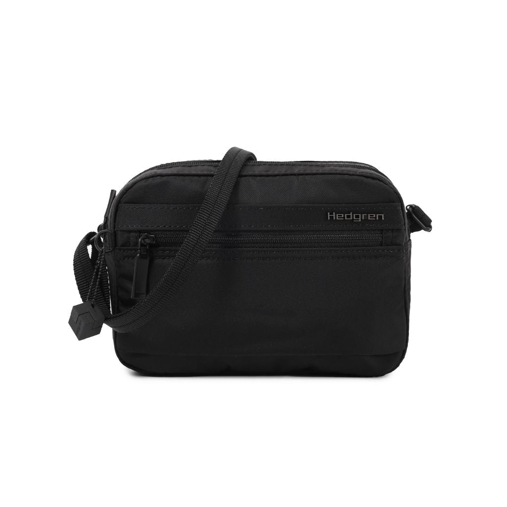 Hedgren Rush Compact Crossover / Bag RFID Black | On Sale - Love Luggage