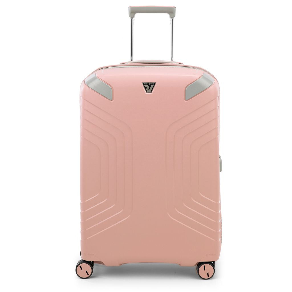 Roncato Ypsilon Medium 69cm Hardsided Exp Spinner Suitcase Pale Pink