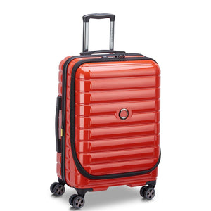 Delsey Shadow 66cm Top Loader Medium Luggage - Red