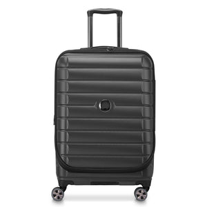 Delsey Shadow 55cm Laptop Sleeve Carry On Luggage - Black