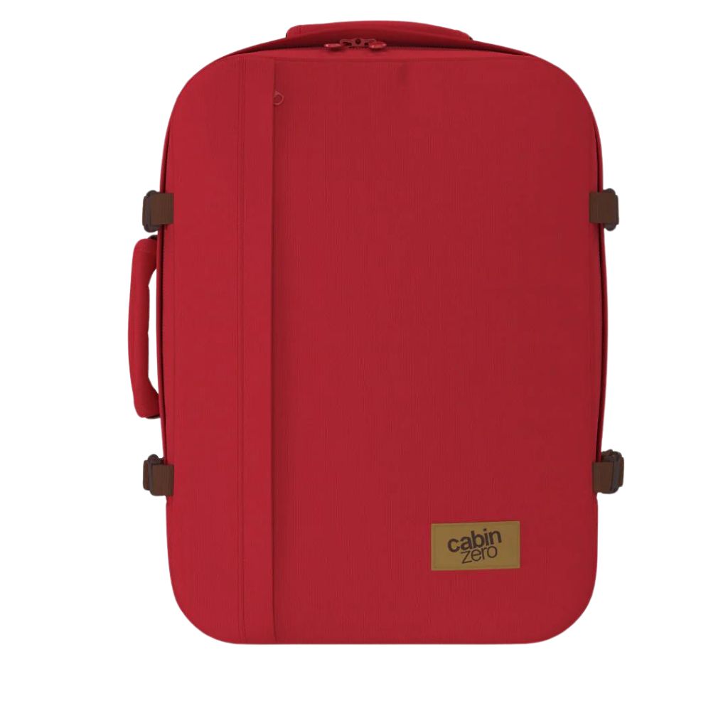 CabinZero Classic 44L Lightweight Carry On Backpack - London Red