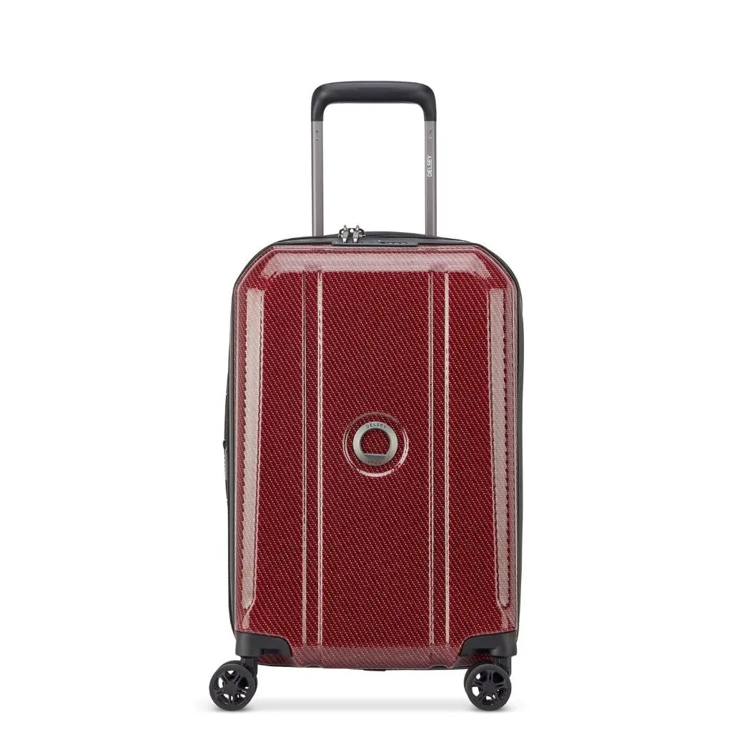 Delsey Helium Ultimate 55cm Carry On 2.3Kg Exp Luggage - Burgundy
