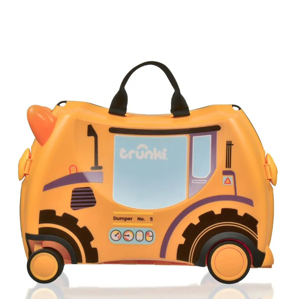 Trunki Glide Ride-on Luggage - Doug the Digger Trunki
