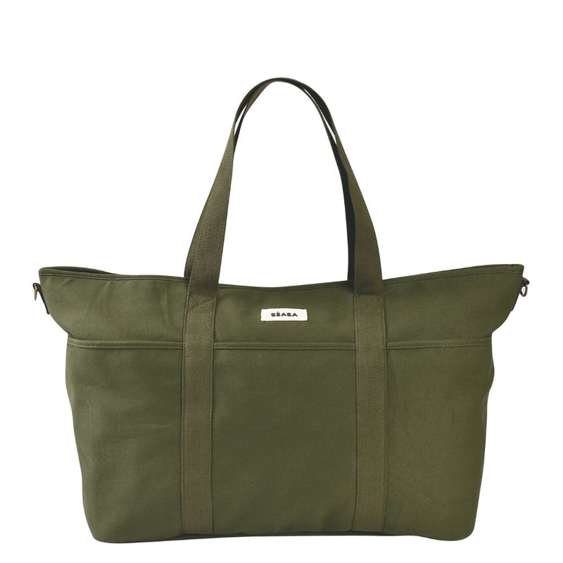 Beaba Madrid XXL Nappy Bag - Seagrass Beaba Nappy Bags