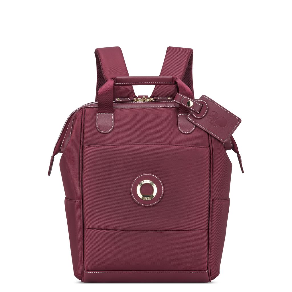 Delsey Chatelet Air 2.0 14" Laptop Tote Backpack - Burgundy Delsey Luggage