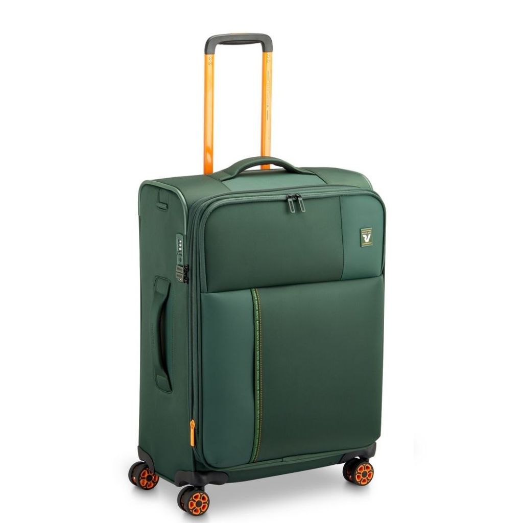 Roncato Move 3 Piece Lightweight Spinner EXP Luggage Set - Green