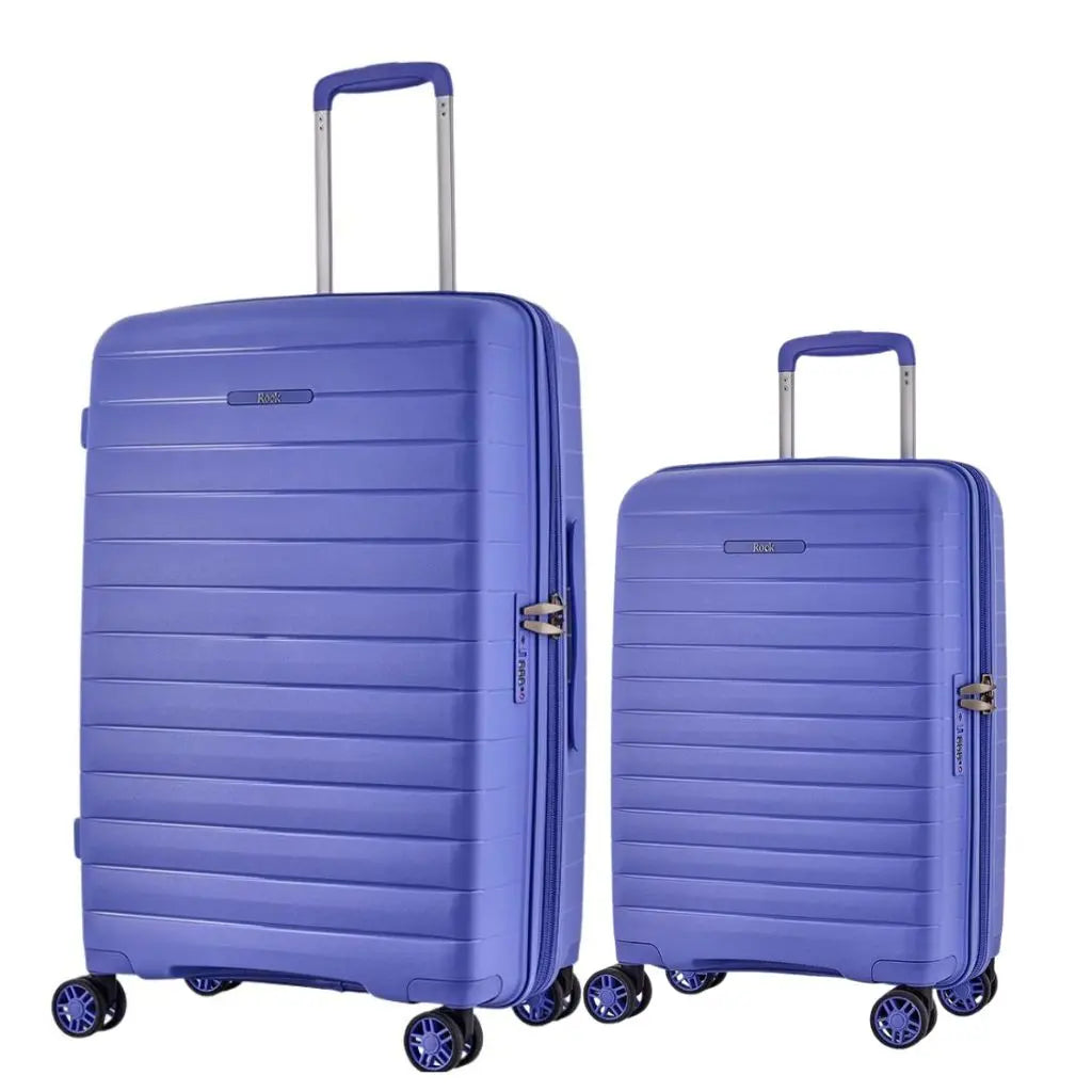 Rock Palma Cabin & Medium Duo Lightweight Hardsided Luggage Set - Lavender