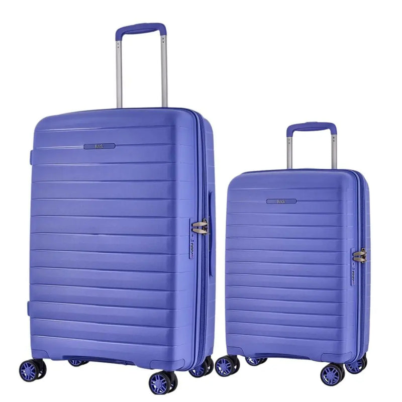 Rock Palma Cabin & Medium Duo Lightweight Hardsided Luggage Set - Lavender
