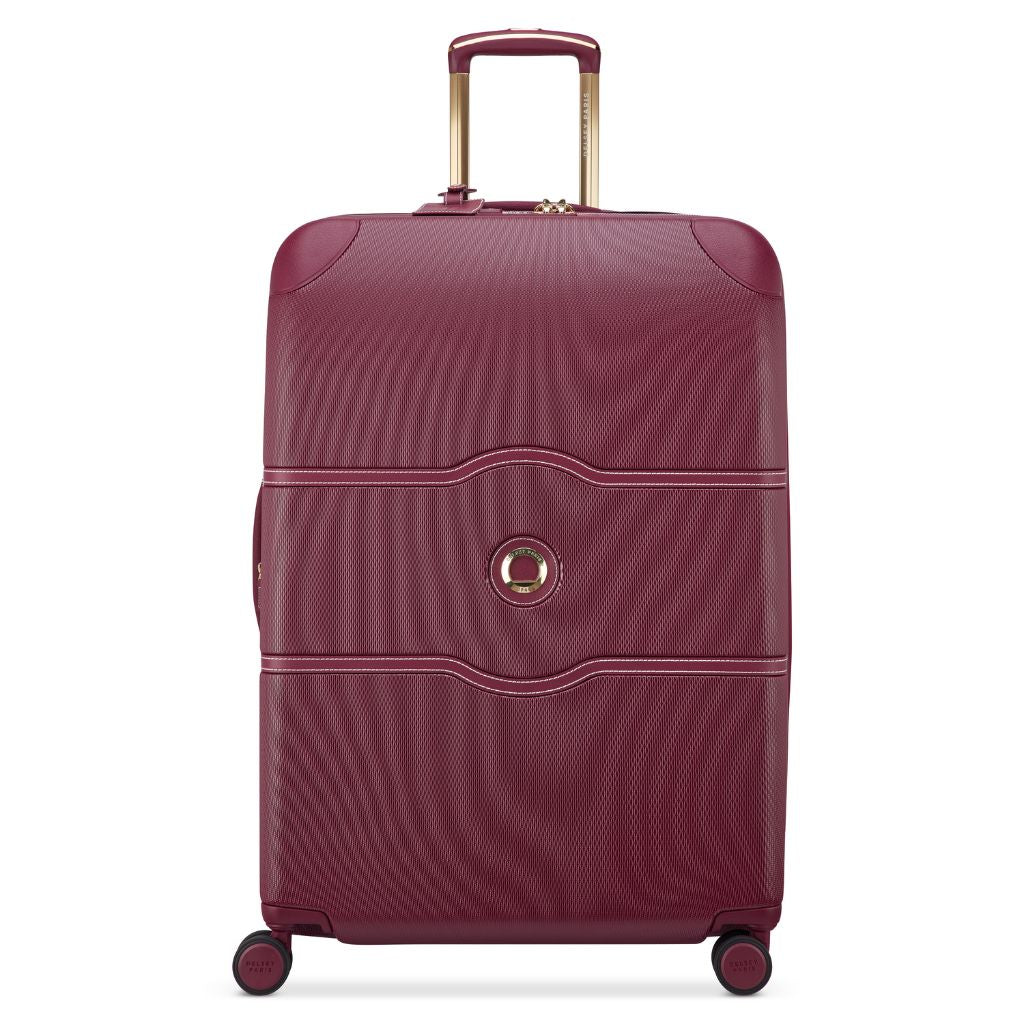 Delsey Chatelet Air Limited Edition 76cm Large Expander Luggage - Burgundy Delsey Luggage