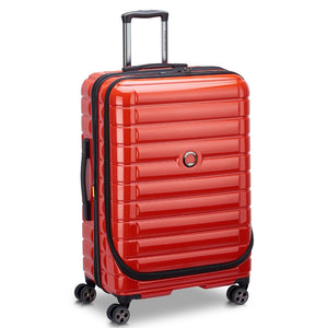 Delsey Shadow 75cm Top Loader Large Luggage - Red