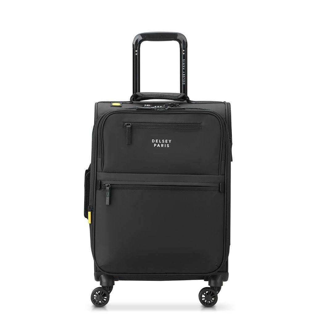 Delsey MAUBERT 2.0 56cm Carry On Softsided Luggage EXP - Black Delsey Luggage