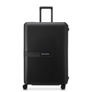 Securitech By Delsey Stone 76cm Large Hardsided Luggage Black