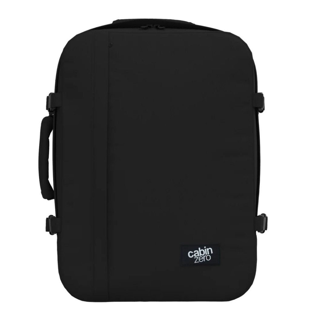 CabinZero Classic 44L Lightweight Carry On Backpack - Black