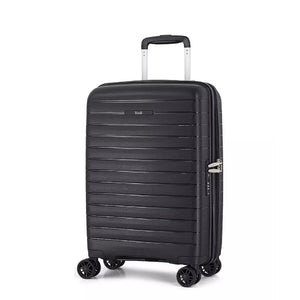 Rock Palma Carry On Lightweight Hardsided Suitcase - Black