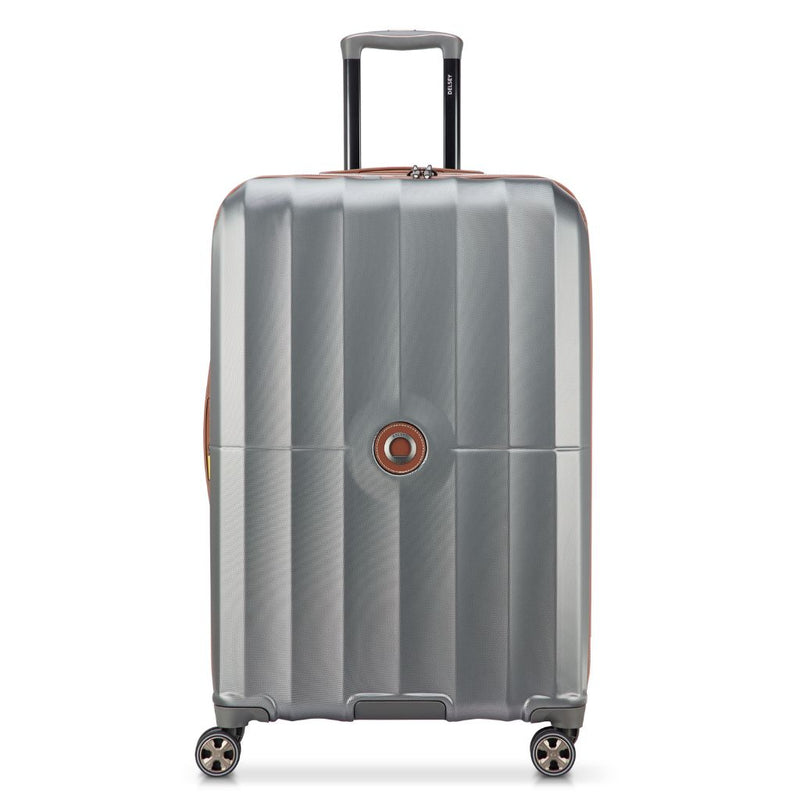 Delsey Carrousel 2 Large Luggage 77cm Exp - Silver Delsey Luggage