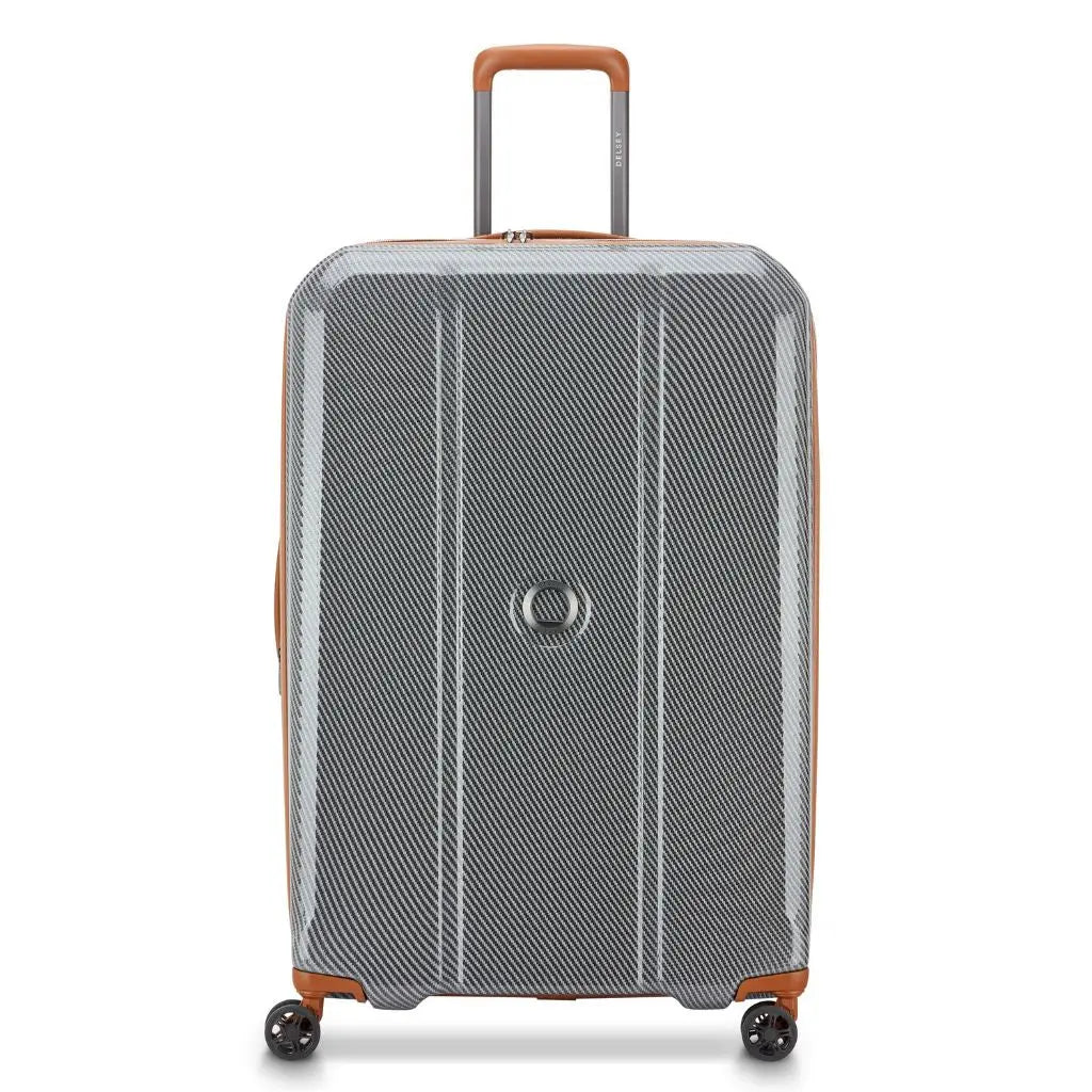 Delsey Helium Ultimate 76cm Large 3.9Kg Exp Luggage - Silver