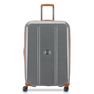 Delsey Helium Ultimate 76cm Large 3.9Kg Exp Luggage - Silver