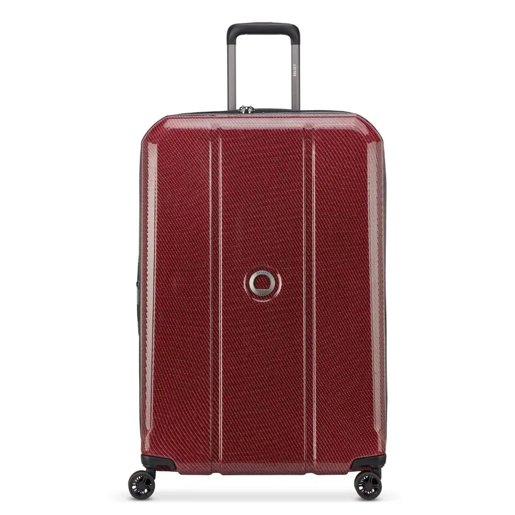 Delsey Helium Ultimate 76cm Large 3.9Kg Exp Luggage - Burgundy