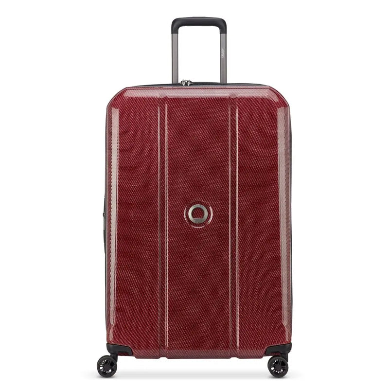 Delsey Helium Ultimate 76cm Large 3.9Kg Exp Luggage - Burgundy