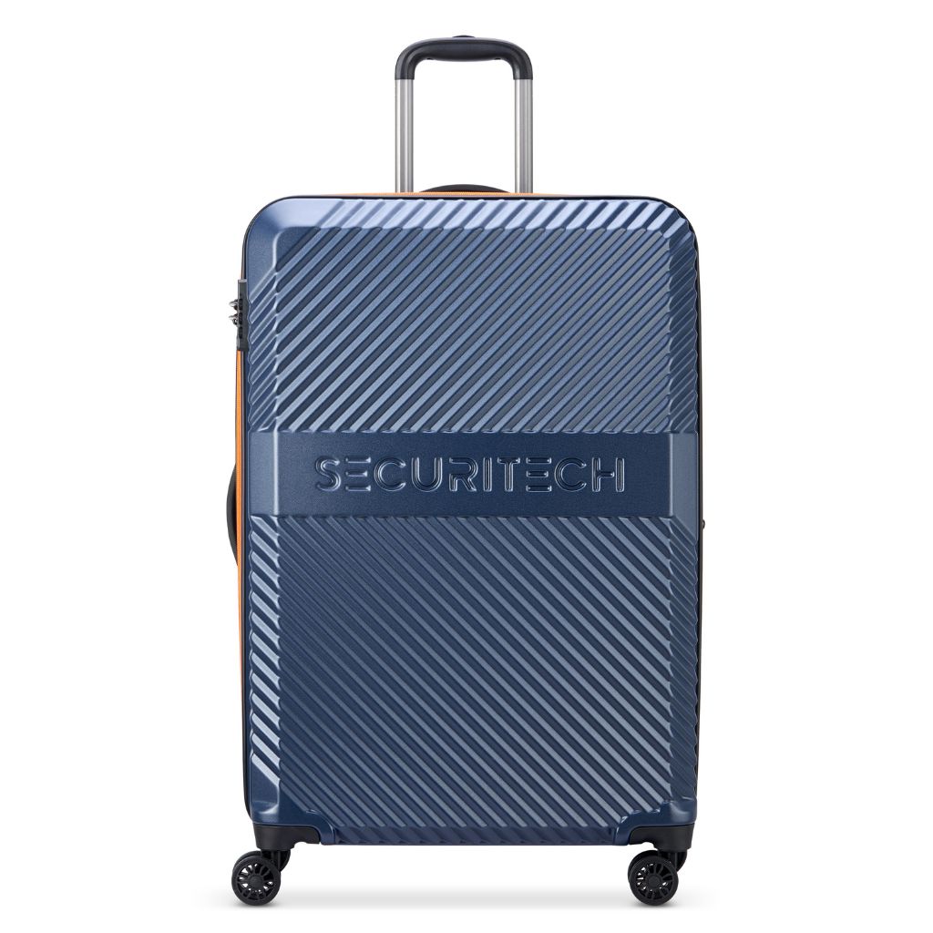 Securitech By Delsey Patrol 75.5cm Large Exp Hardsided Luggage - Blue