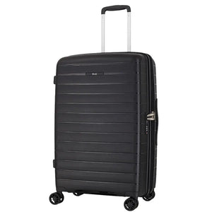 Rock Palma Cabin & Medium Duo Lightweight Hardsided Luggage Set - Black