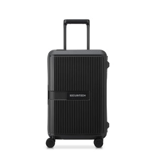 Securitech By Delsey Stone 55cm Carry On Hardsided Luggage Black