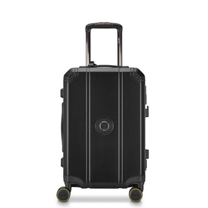 Delsey Alu’r - Aluminum Zipperless Premium Carry On - Black Delsey Luggage