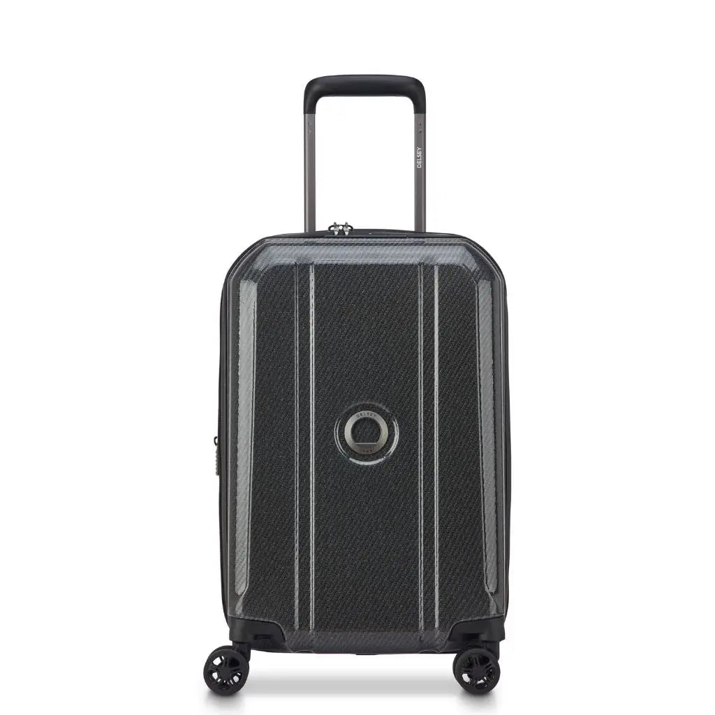 Delsey Helium Ultimate 55cm Carry On 2.3Kg Exp Luggage - Anthracite