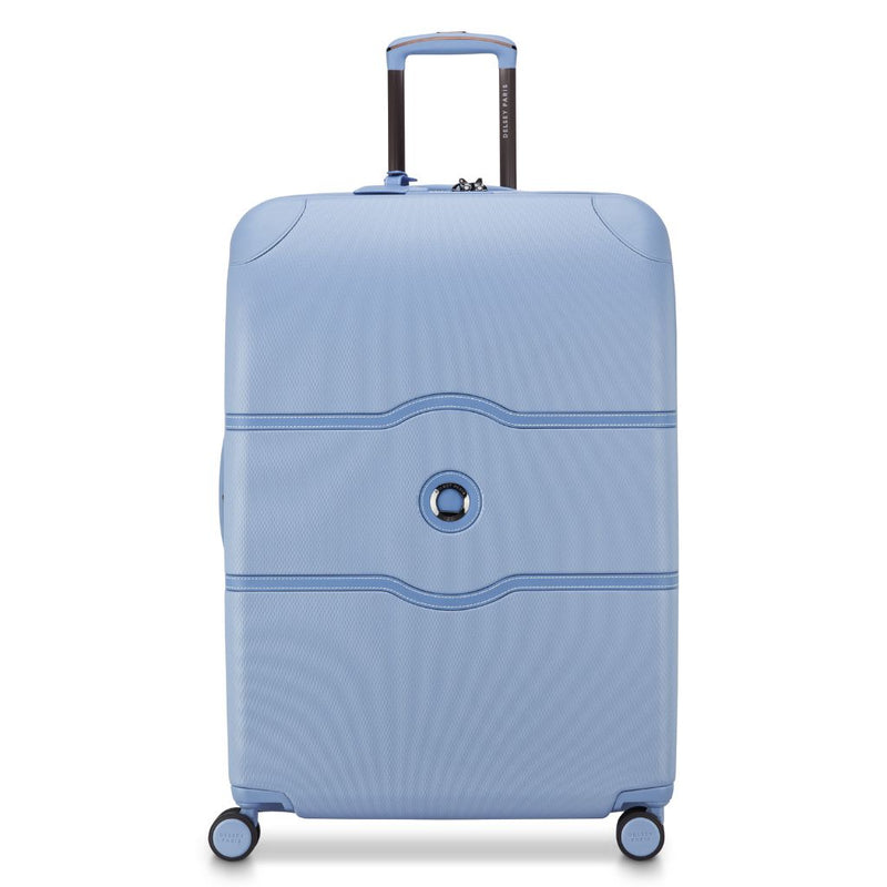 Delsey Chatelet Air Limited Edition 76cm Large Expander Luggage - Light Blue Delsey Luggage