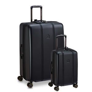 Delsey Cadense Carry On & Large Duo Hardsided Luggage Deep Black Delsey Luggage
