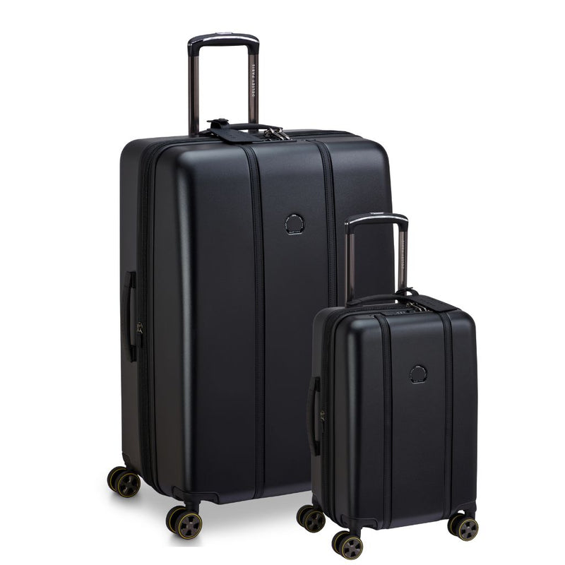 Delsey Cadense Carry On & Large Duo Hardsided Luggage Deep Black Delsey Luggage