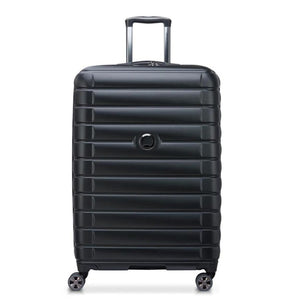 Delsey Shadow 75cm Expandable Large Luggage - Black