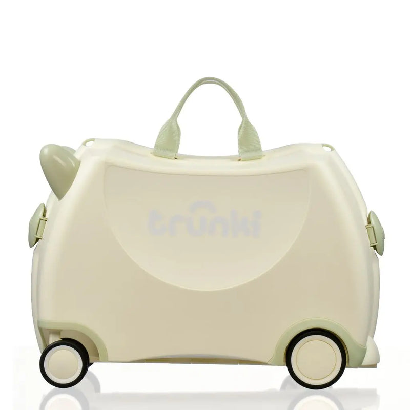 Trunki Glide Ride-on Luggage - Ivory White Trunki