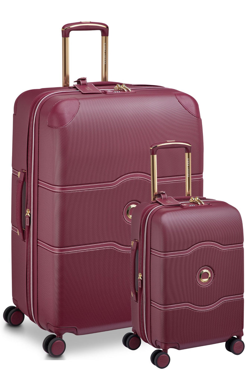 Delsey Chatelet Air Limited Edition Carry On & Large Duo Hardsided Luggage - Burgundy Delsey Luggage