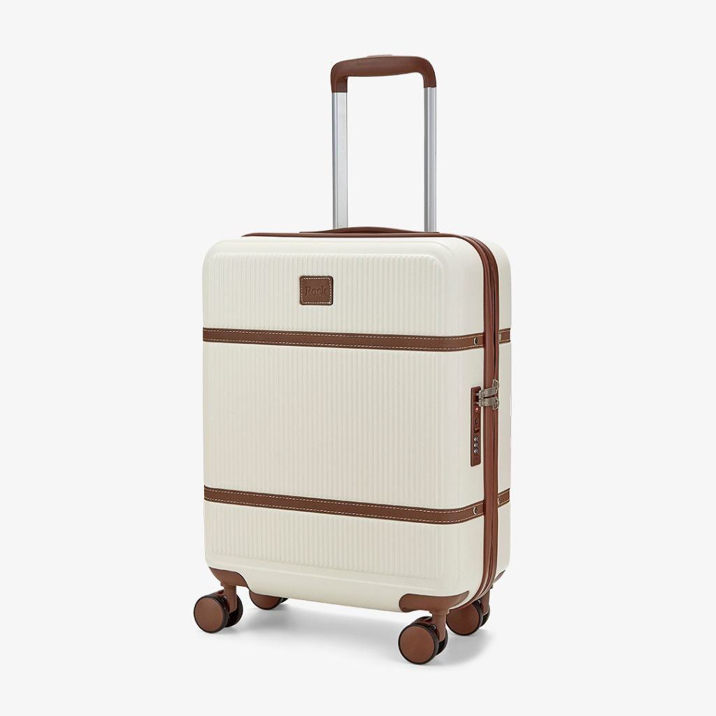 Rock Chelsea 54cm Carry On Hardsided Luggage - Cream