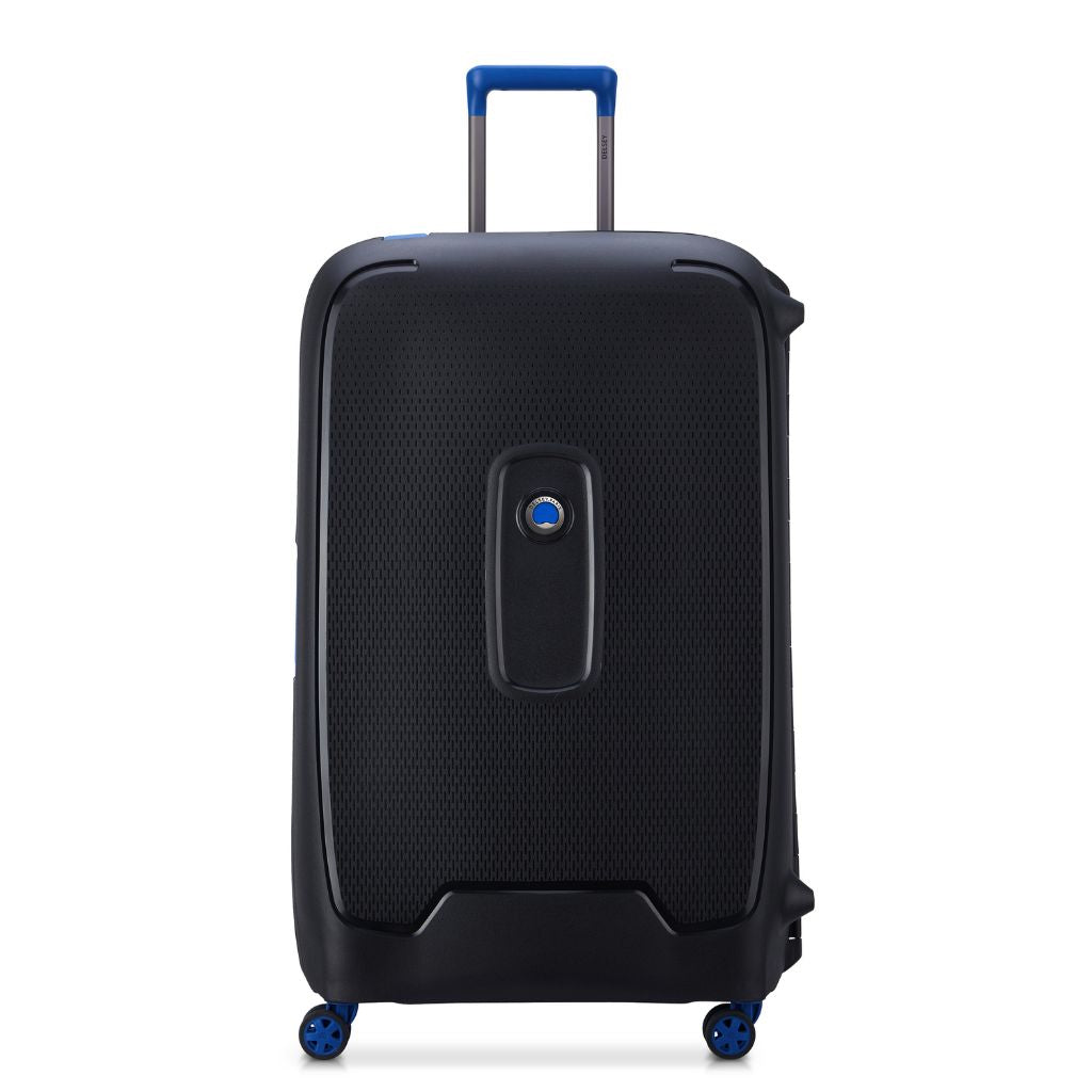 Delsey Moncey 76cm Medium Hardsided Luggage Black/Blue
