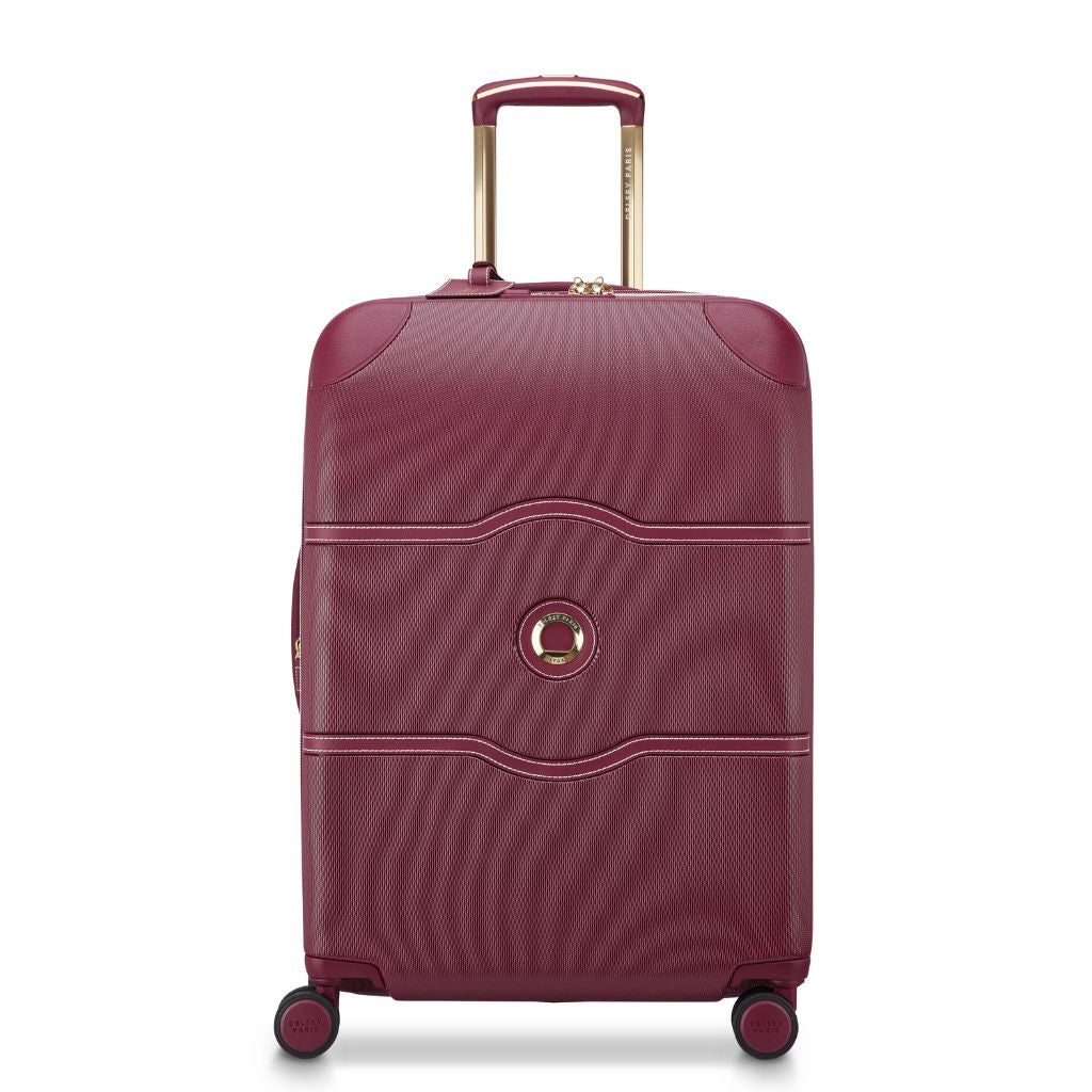 Delsey Chatelet Air Limited Edition 66cm Large Expander Luggage - Burgundy Delsey Luggage