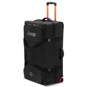 Jeep 82 cm 2-Wheel All Terrain Rolling Duffle Bag - Black