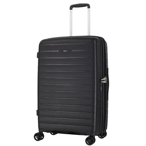 Rock Palma Medium Lightweight Hardsided Suitcase - Black