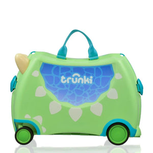 Trunki Glide Ride-on Luggage - Dudley the Dinosaur Trunki