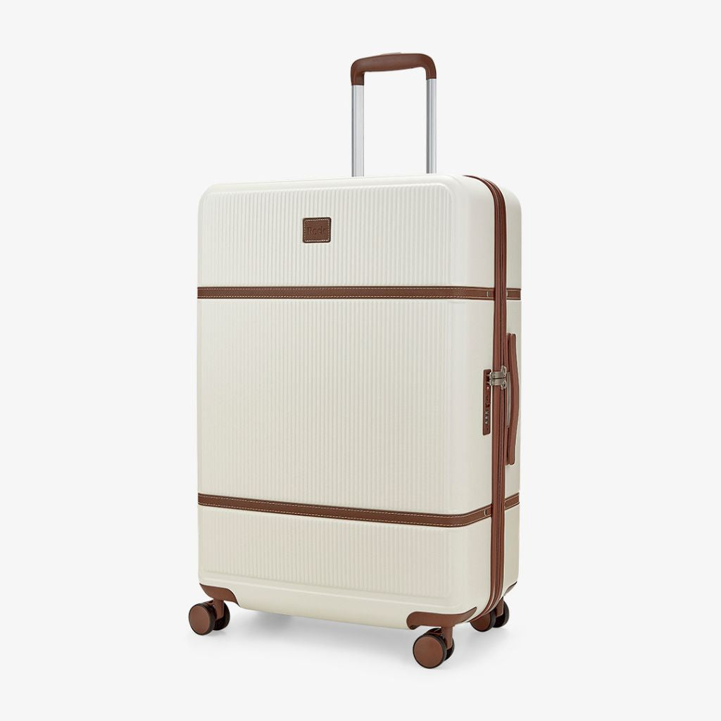 Rock Chelsea 73cm Large Hardsided Luggage - Cream