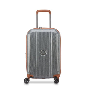 Delsey Helium Ultimate 55cm Carry On 2.3Kg Exp Luggage - Silver