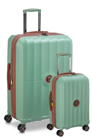 Delsey Carrousel 2 Duo - 2 Piece Hardsided Luggage - Green Delsey Luggage