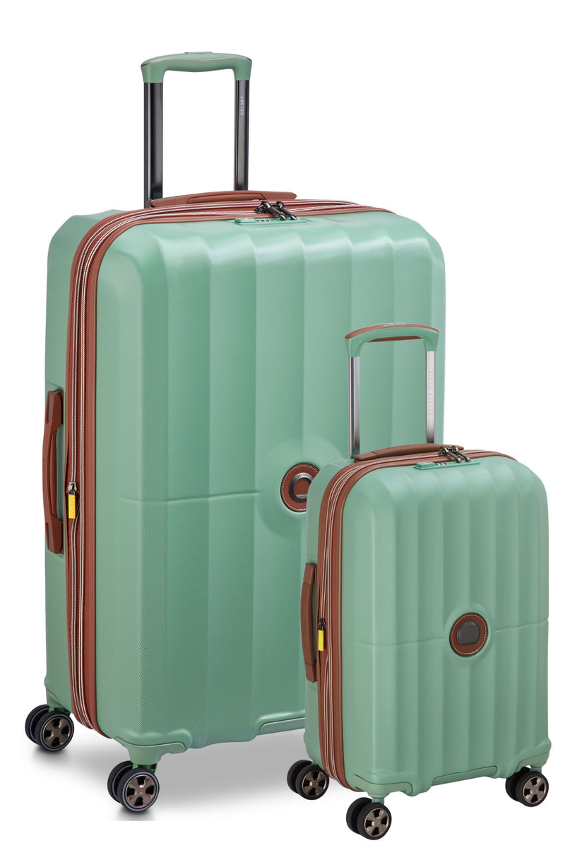 Delsey Carrousel 2 Duo - 2 Piece Hardsided Luggage - Green Delsey Luggage