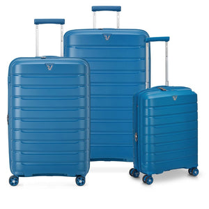 Roncato B Flying 3 Piece Lightweight EXP Spinner Luggage Set - Denim