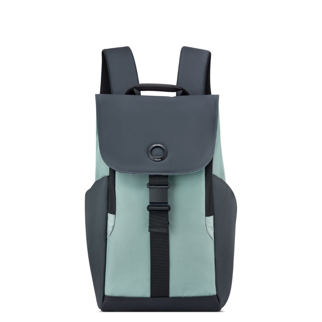 Delsey Securflap 15.6" Laptop Backpack Sage Green Delsey Luggage
