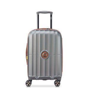 Delsey Carrousel 2 Carry On Luggage 55cm Exp - Silver Delsey Luggage