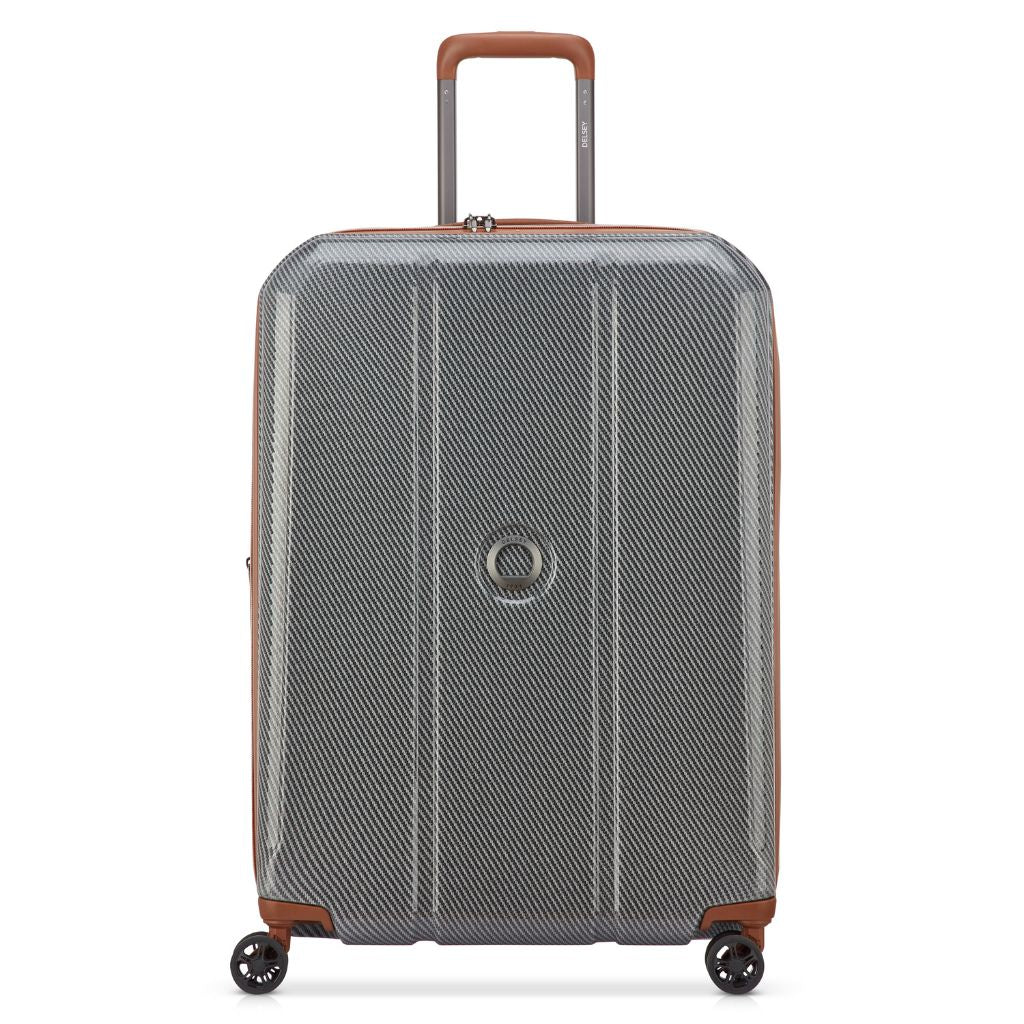 Delsey Helium Ultimate 70cm Medium 3.7Kg Exp Luggage - Silver
